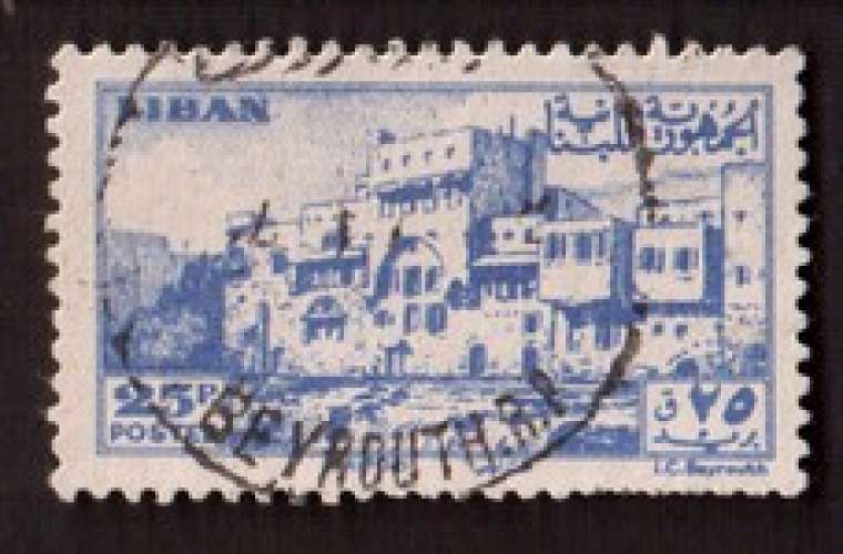 Liban 1947-48 Y&T 27 (o) Tripoli 25 pi 