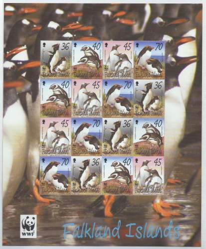 Falkland N°831/34** (MNH) 2002 - Oiseaux 