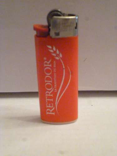 Briquet vide BIC publicitaire RETRODOR pain