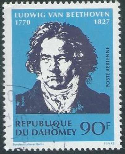 Dahomey - Poste Aérienne - Y&T 0132 (o) - Beethoven -