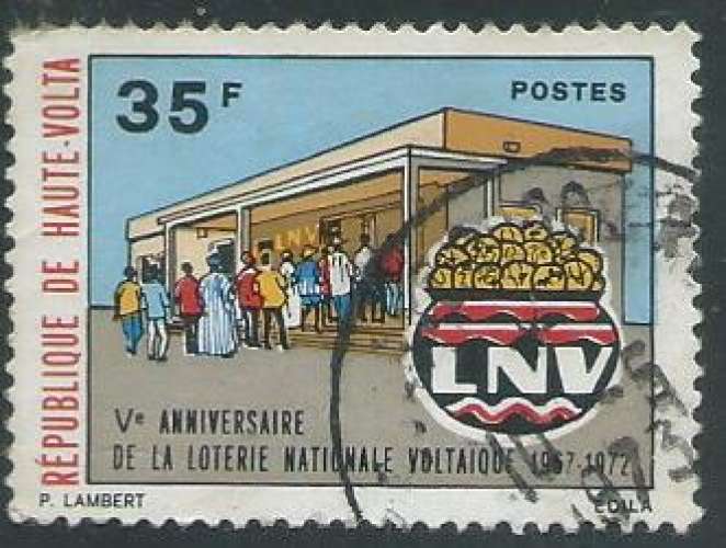 Haute Volta - Y&T 0272 (o) - Loterie nationale -