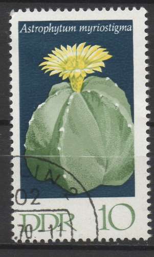 Allemagne DDR 1970 - Y & T : 1317 - Fleur de cactus