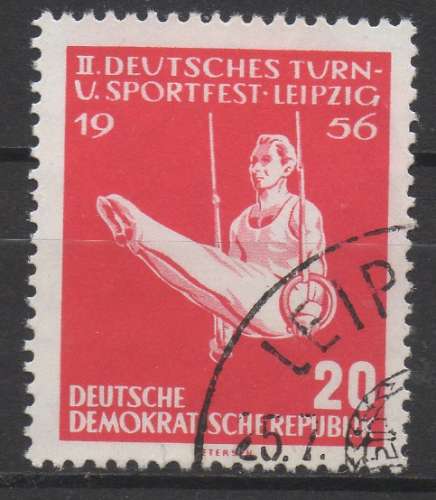 Allemagne DDR 1956 - Y & T : 0257 - Gymnastique