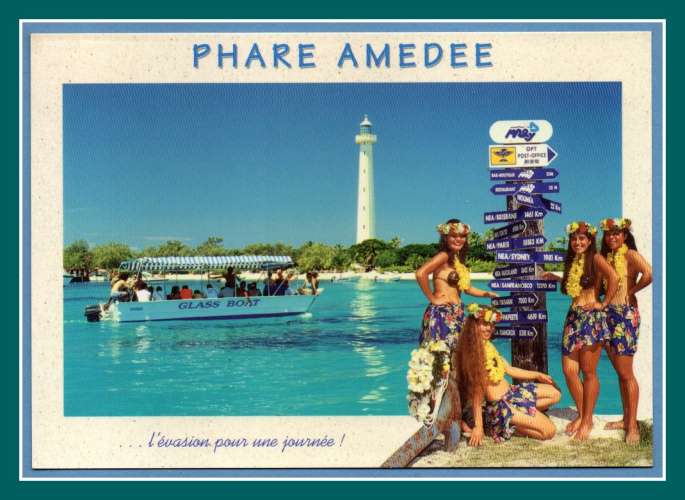 CPM Nouvelle - Calédonie Phare Amédée écrite 2000 TB