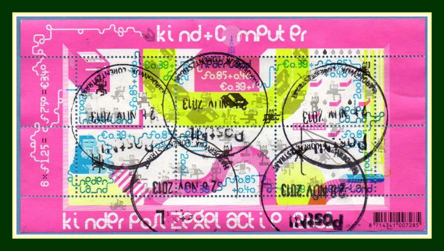 Nederland bloc block 2001 Kinder obl.