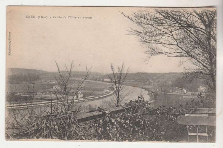 cpa 60 Creil Vallée de l'Oise en amont 