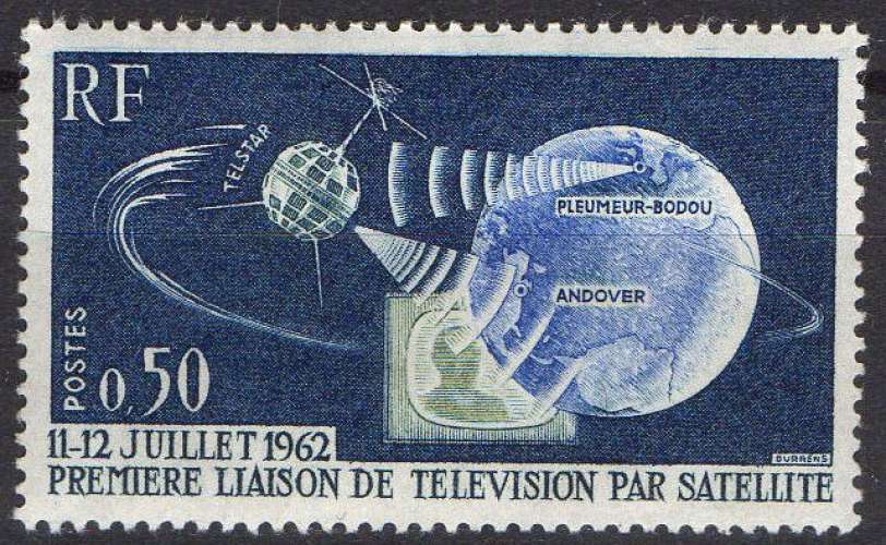 1 ére liaison de télévision par satellite Telstar