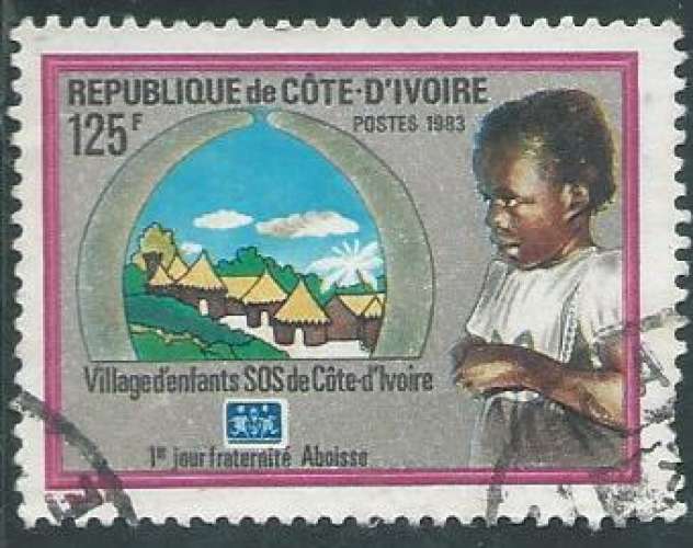 Côte d'Ivoire - Y&T 0648 (o) - Village d'enfants -