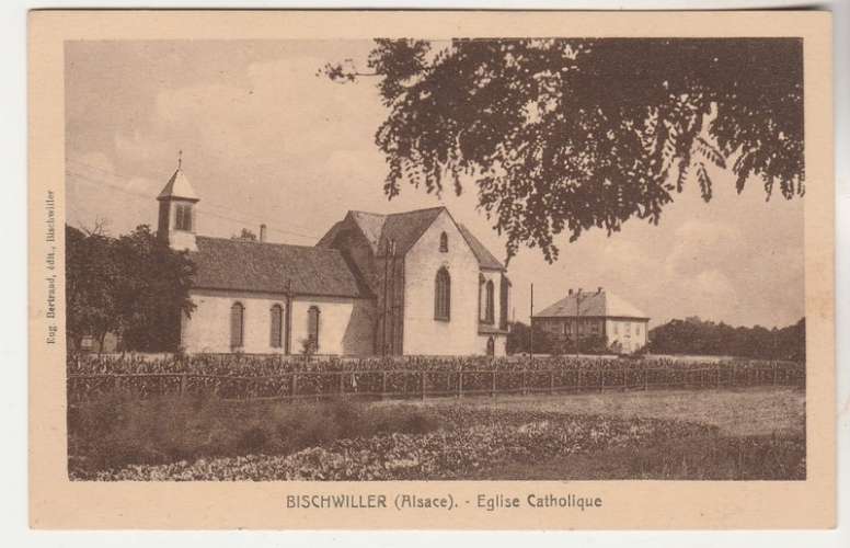 cpsm 67 Bischwiller L'Eglise Catholique 