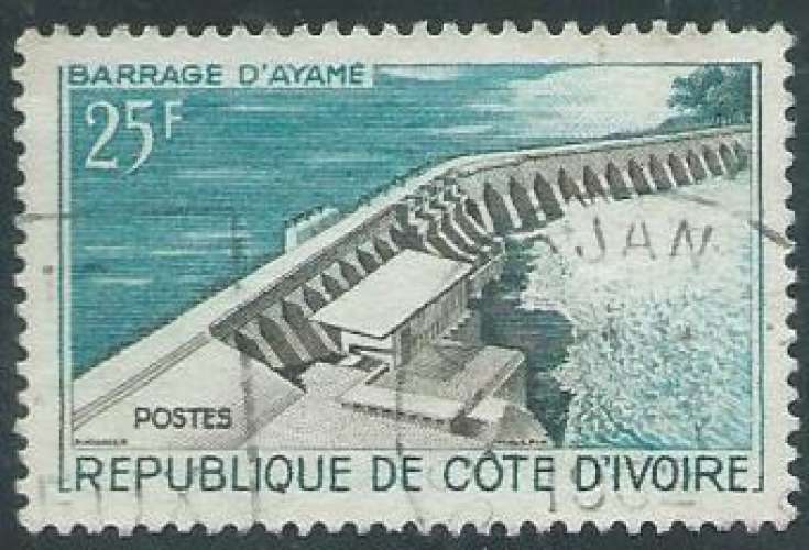 Côte d'Ivoire - Y&T 0200 (o) - Barrages -