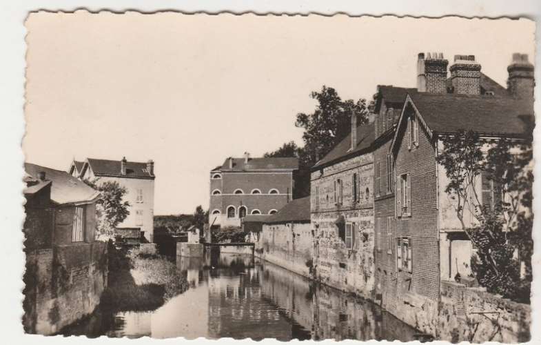 cpsm 76 Harfleur Le Moulin sur la Lézarde