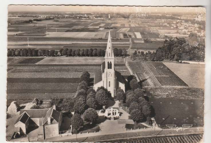 Cpsm 45 Baule  L'Eglise  ..vue du ciel