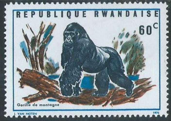 Rwanda - Y&T 0372 (*) - Gorilles -