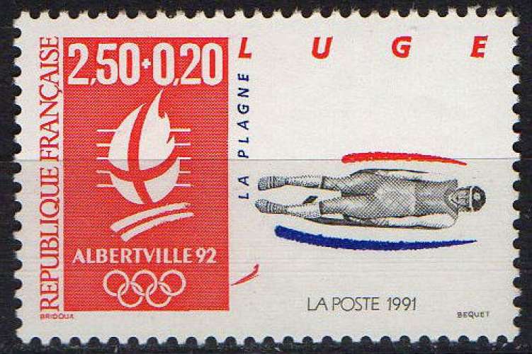 Luge - La Plagne - J.O. d'Albertville 92