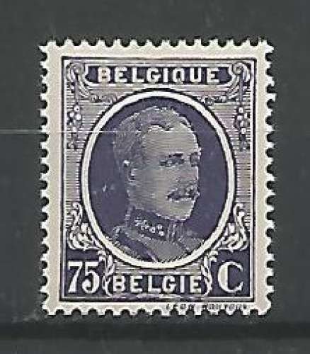 Belgique - 1926 - Albert 1er - Tp n° 204 - Neuf **