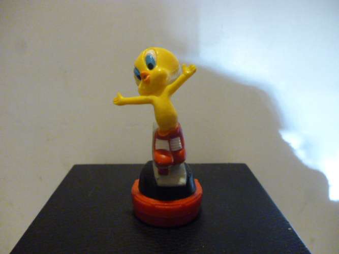 Figurine TITI roller socle tampon / Warner Bros / 2000