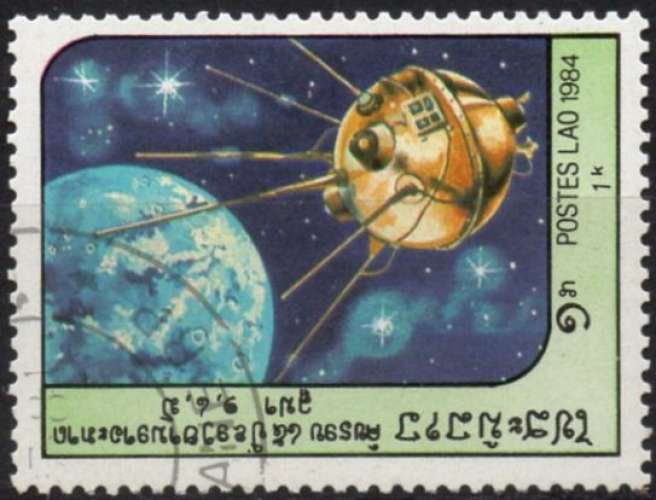 5646N - Y&T n° 591 - oblitéré - Luna 2 - 1984 - Laos