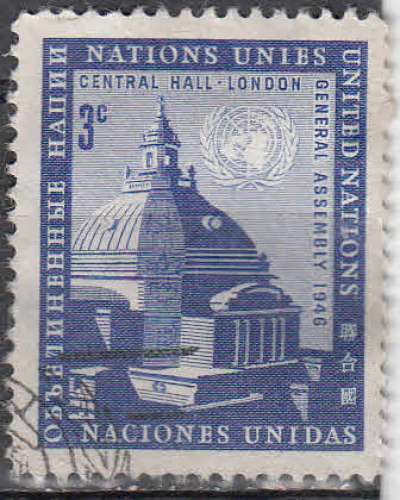 Nations Unies New York 1958  Y&T  58  oblitéré