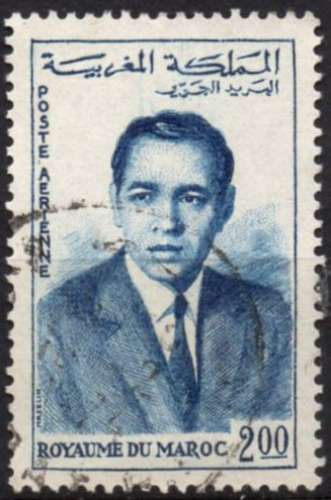 5696N - Y&T n° 108 - oblitéré - Hassan II - 1961 - Maroc