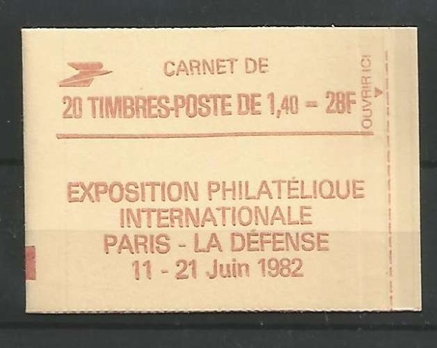 France - 1982 - Carnet PhilexFrance - C 2102 C 8a - Neuf **