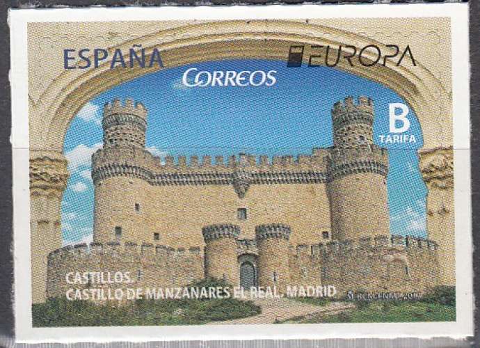 España 2017 Europa CEPT Château de Manzanares Neuf **