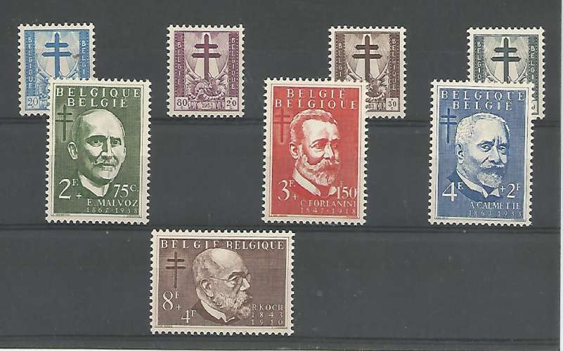 Belgique - 1955 - Antituberculeux - Tp n° 930 / 7  - Neuf **