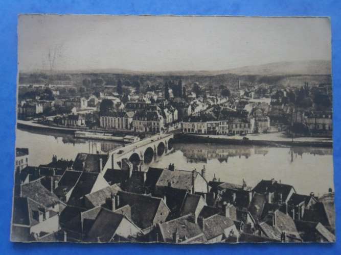 89-JOIGNY vue générale et rive gauche