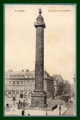 CPA Paris Colonne Vendôme voy 