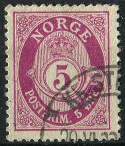 NORVEGE 1921 OBLITERE N° 92