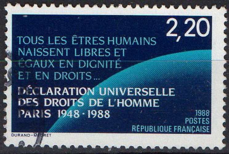 40 éme anniversaire Déclaration universelle des Droits de l'Homme