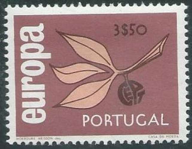 Portugal - Y&T 0972 (**) - Europa - Année 1965 -