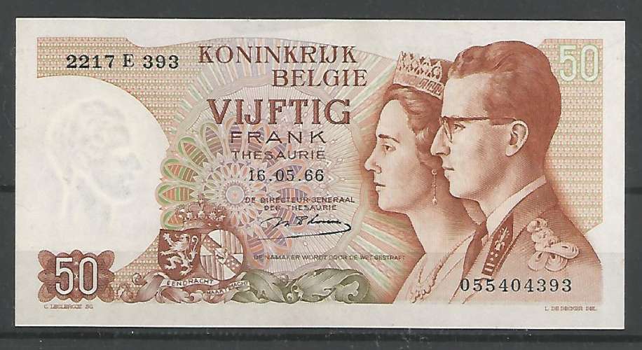 Belgique - 1966 - Billet 50 Francs - Kestens - Neuf *** - Aucun Pli