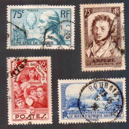 FRANCE NO 310/313 OBL