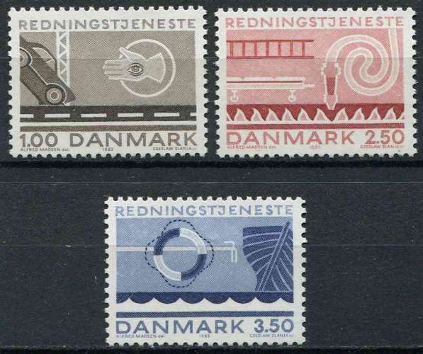 DANEMARK 1983 NEUF** MNH N° 790 à 792