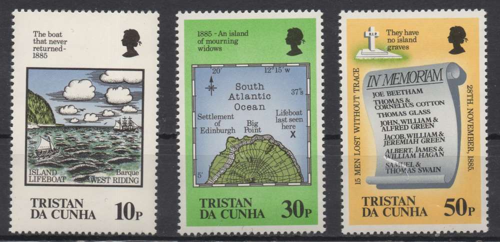 Tristan Da Cunha 1985 (N**) - Bateau et naufrage