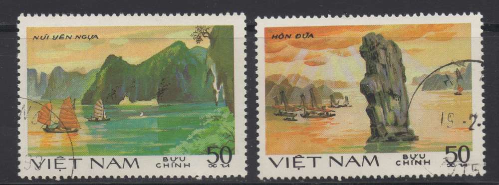 Vietnam 1984 - Bateaux et voiliers anciens