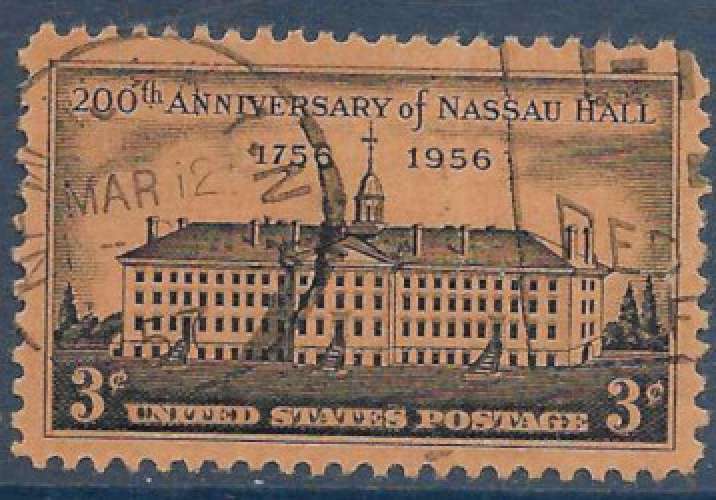 USA 1956 : yt 652 # Nassau Hall