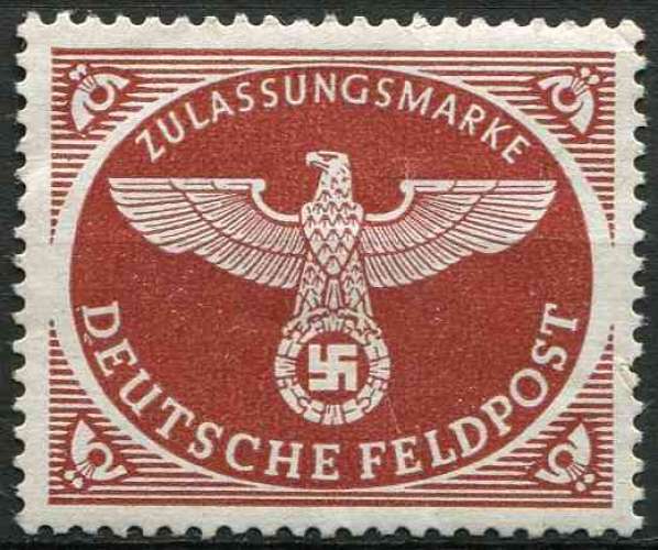 ALLEMAGNE REICH 1942 NEUF** MNH franchise militaire N° 2