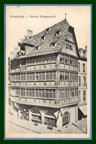 CPA Strasbourg Maison Kammerzell non écrite 