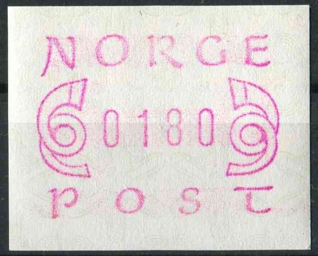 NORVEGE 1980 NEUF** MNH DISTRIBUTEURS N° 2a - 0180