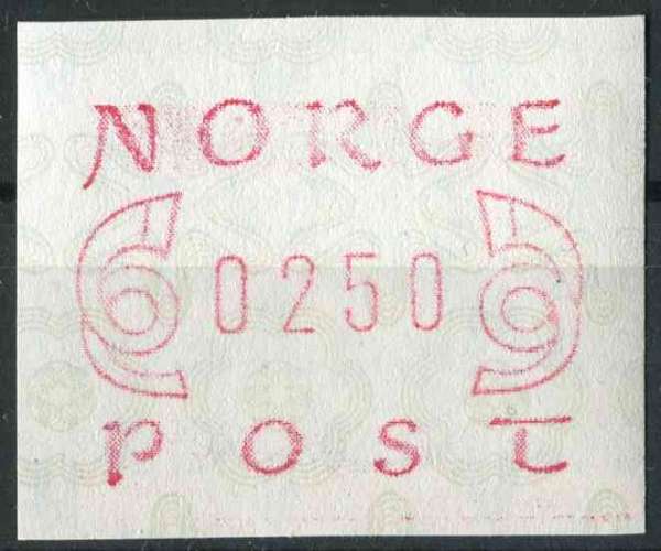 NORVEGE 1980 NEUF** MNH DISTRIBUTEURS N° 2a - 0250