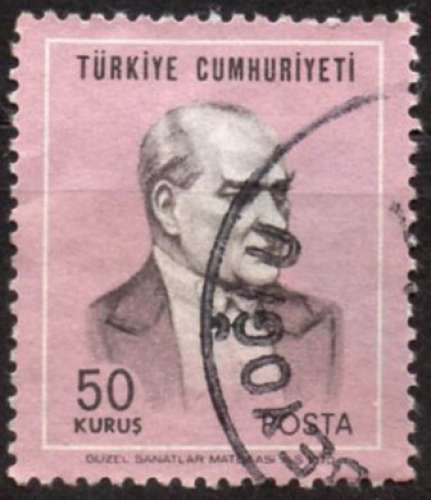 E158N - Y&T n° 1943 - oblitéré - Kemal Atatürk - 1970 - Turquie