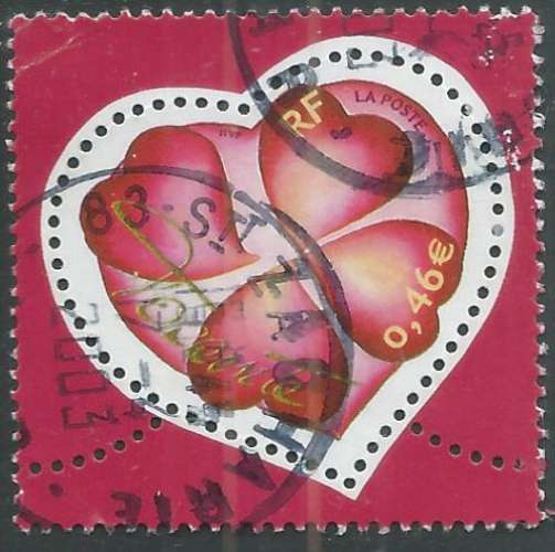 France - Y&T 3538 (o) - Saint Valentin -