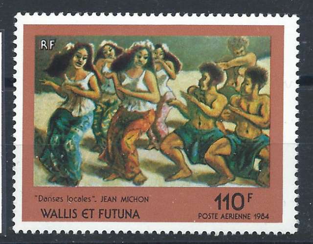 Wallis et Futuna PA N°140* (MH) 1984 - Danses locales