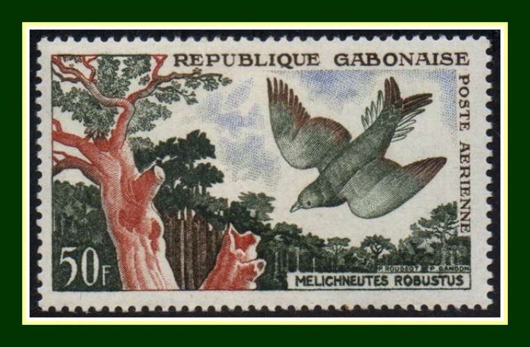 Gabon N° PA 4 ** (MNH) Oiseau