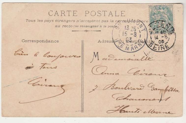 cpa  Pour la Visite du Roi d'Espagne mai 1905