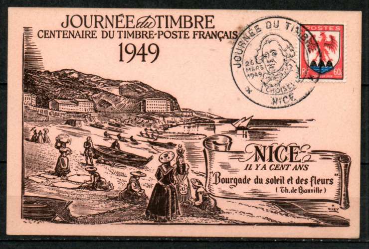 CM Dept 06 (Alpes Maritimes) NICE 1949 > JDT carte locale