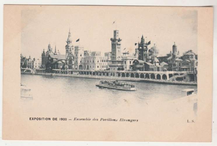 cpa 75 Paris Exposition de 1900 Ensemble  des Pavillons Etrangers 