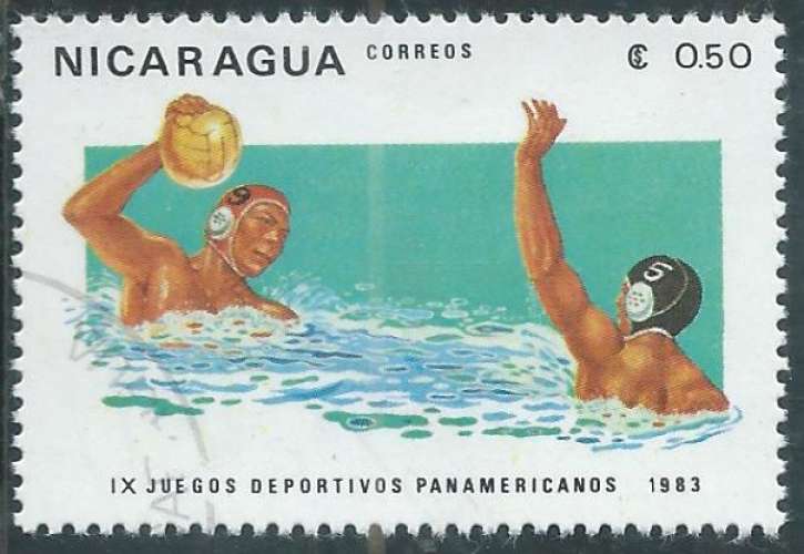 Nicaragua - Y&T 1272 (o) - Water-polo -