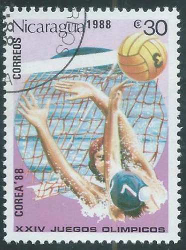 Nicaragua - Y&T 1498 (o) - Water-polo -